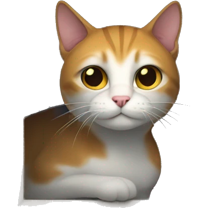 lurking cat half behind wal emoji