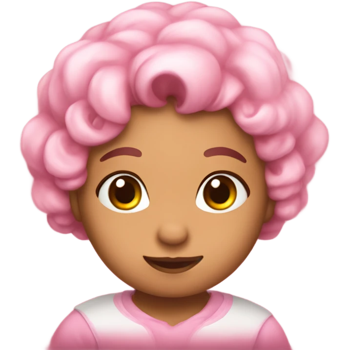 Una corazón rosa bebé  emoji