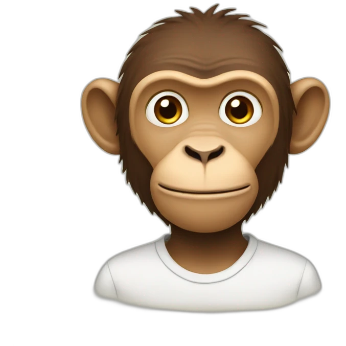 simple monkey emoji