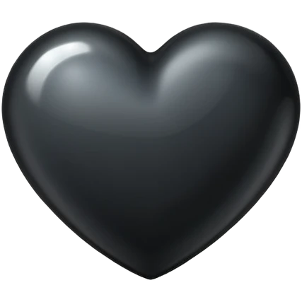 Black heart emoji