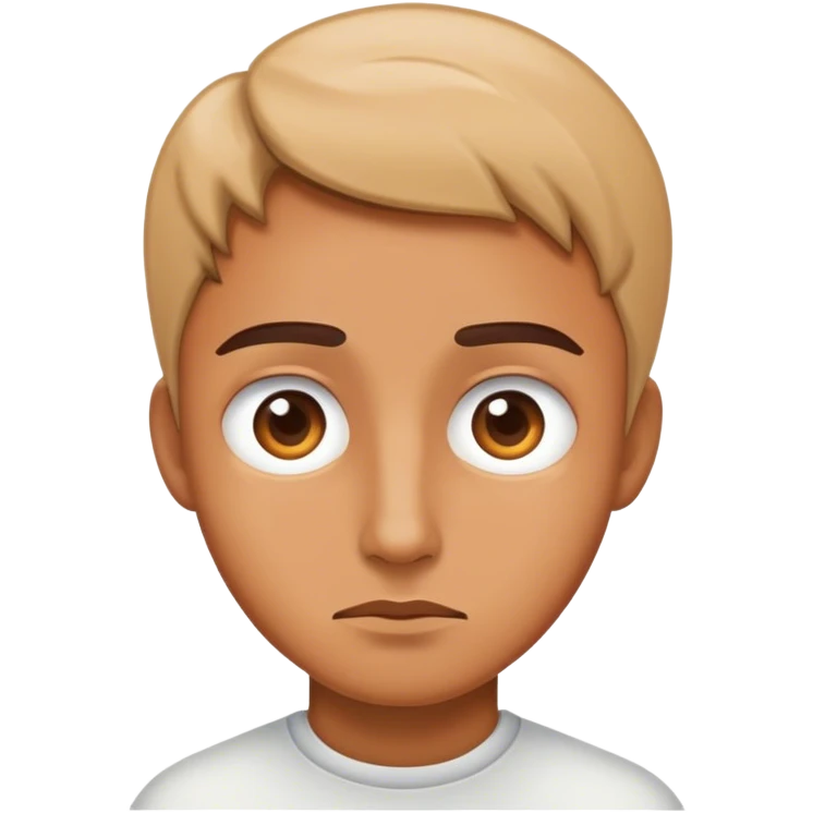 Person looking at an impossible thing to do emoji