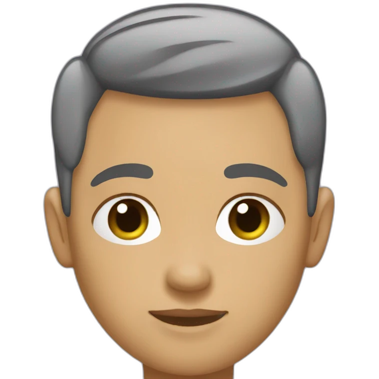 nonbinary writer buzzcut emoji