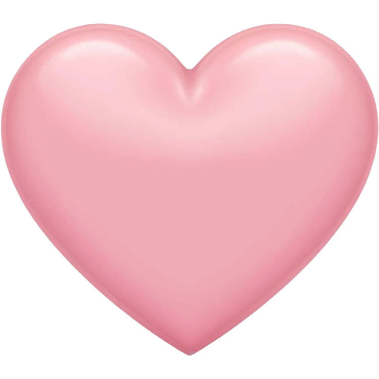 Pastel pink heart emoji