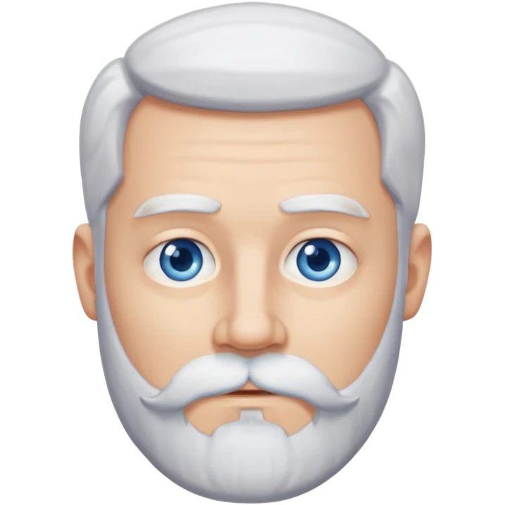 i want with white beard emoji
