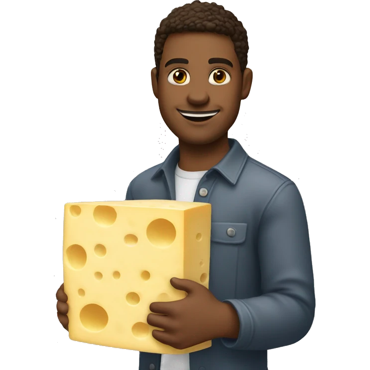 cole palmer holding a block of cheese emoji