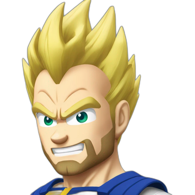 Vegeta-blond-beard Delight emoji