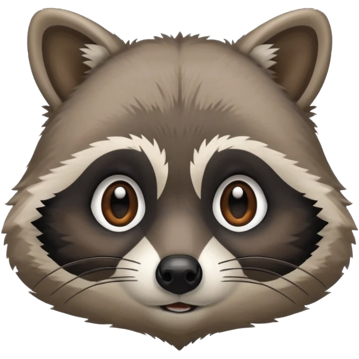 Overstimulated raccoon  emoji