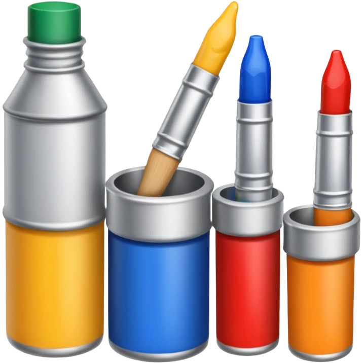 artist paint tubes emoji