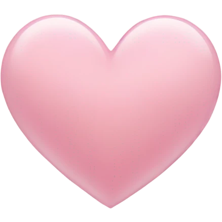 light pink heart  emoji