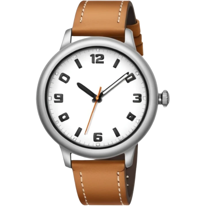 A hand with a watch emoji