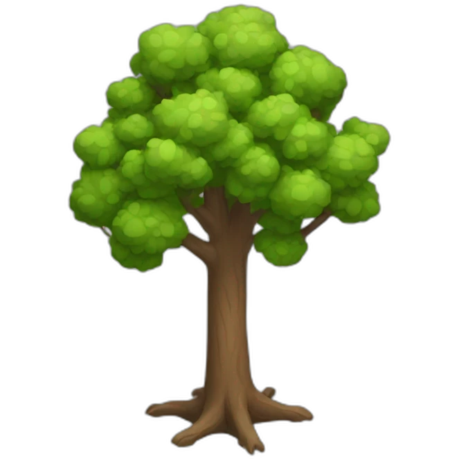 tree isometric emoji