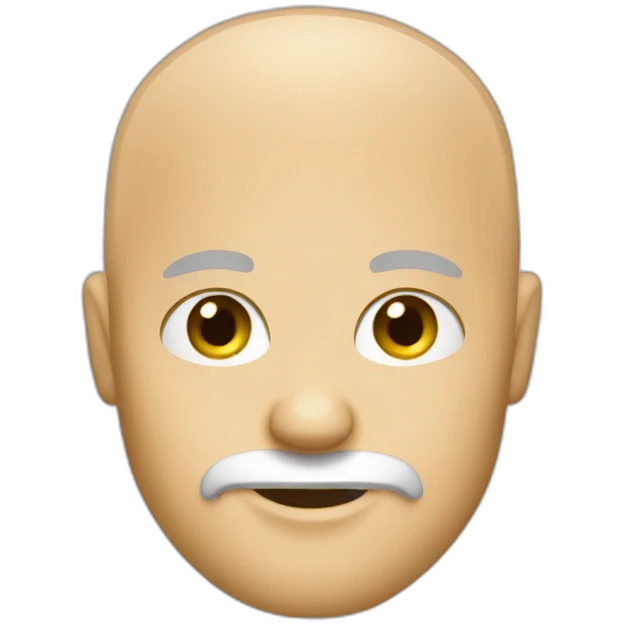 bald bearded blond emoji