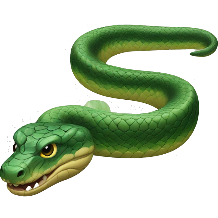 Serpiente pitón bola emoji