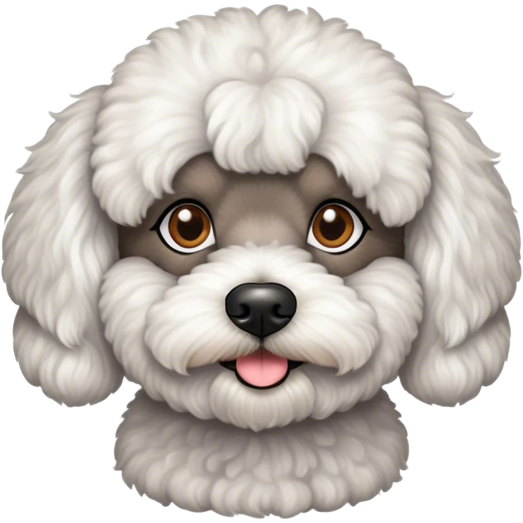 Black male Maltese Poodle  emoji
