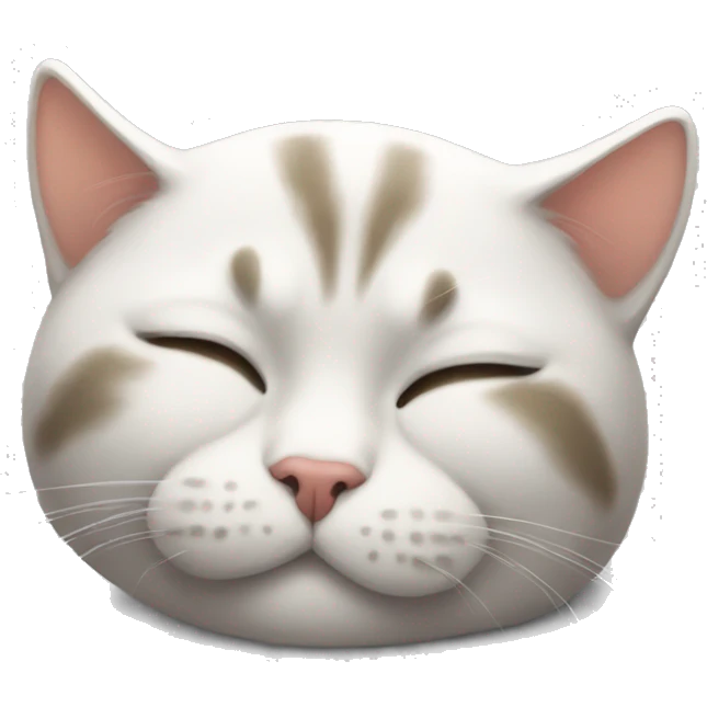 snoozing cat emoji