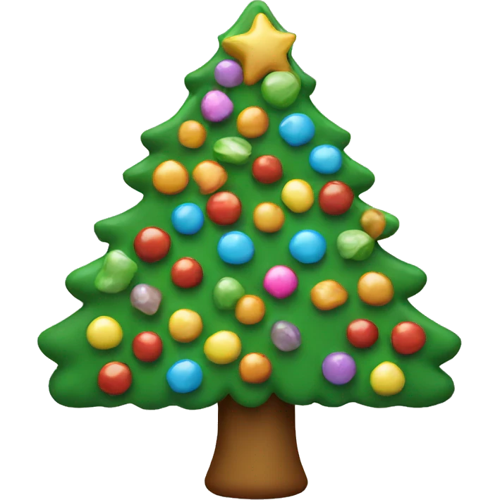 New year tree candy emoji