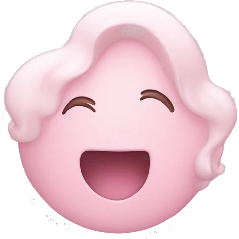 Light pink hears emoji