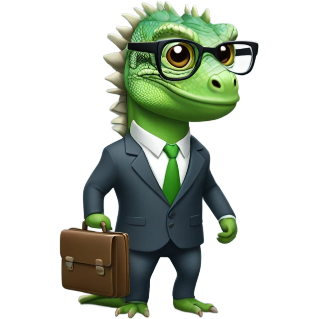 capitalist-iguana emoji