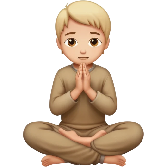person kneeling and begging, hands clasped emoji