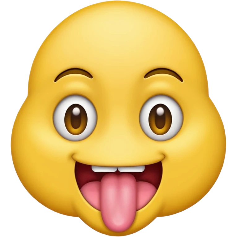 emoji with you he sticking out and eyes rolled back  emoji