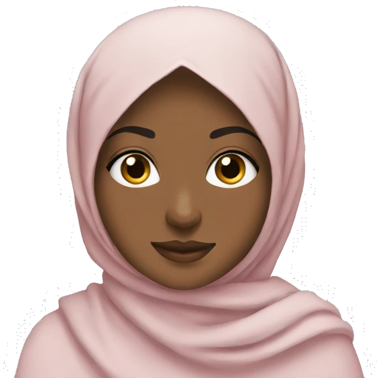 Hijabi clean girl emoji