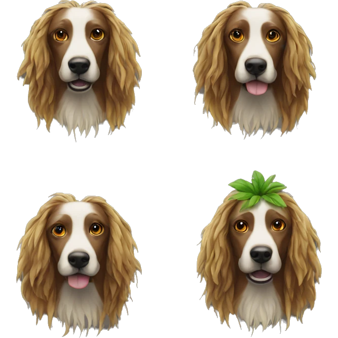 Rasta dog emoji