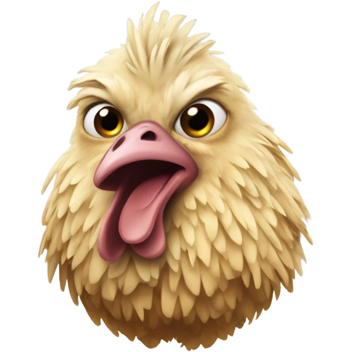 Nasty chicken emoji