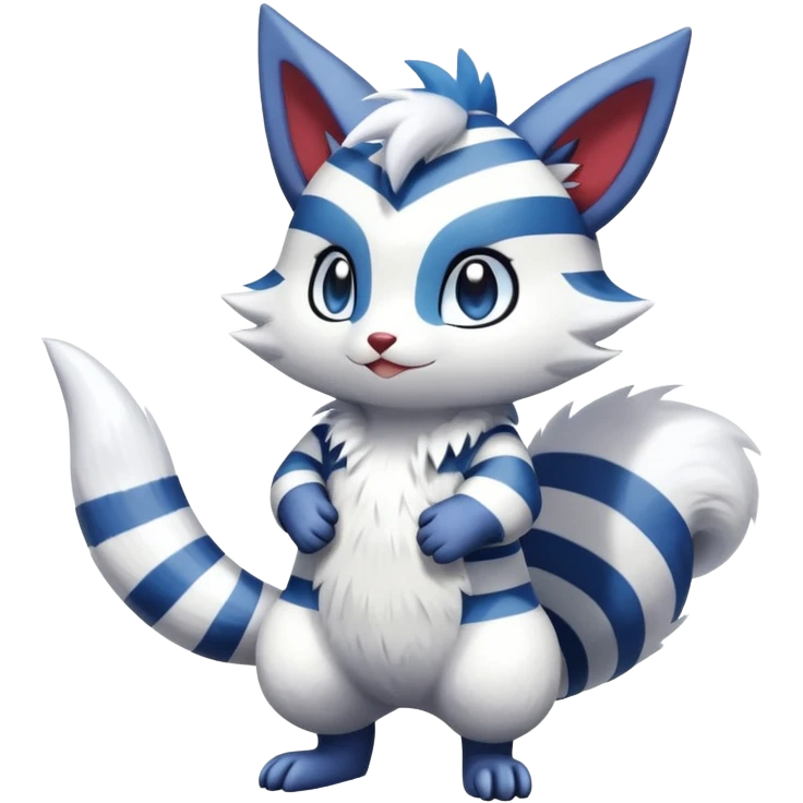 Furret-Meowstic-Zangoose-Hybrid (Full body) emoji