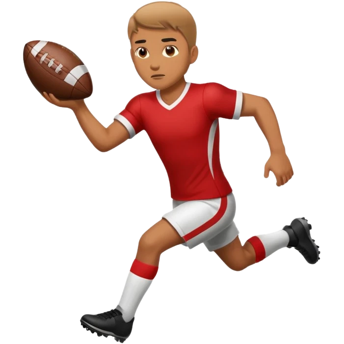 man playing  futboll emoji