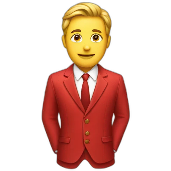 red suit emoji