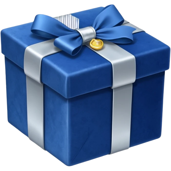 Sapphire gift box emoji