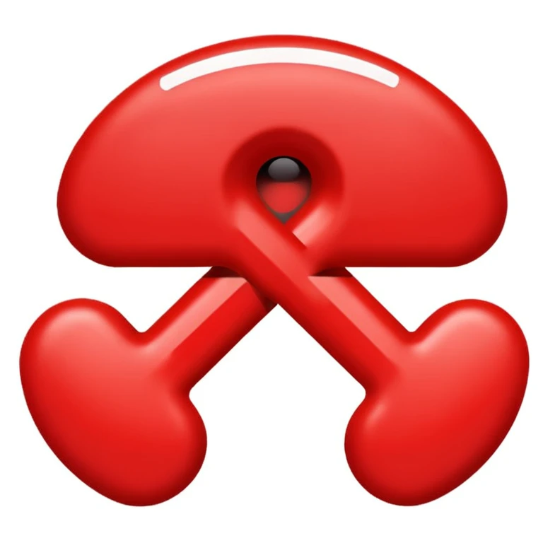 number 110 in the style of classic red 100 emoji, bold red numbers, two red underlines, white background emoji