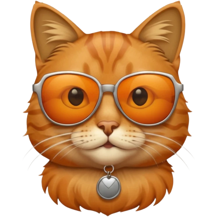 Cat wearing sunglasses emoji