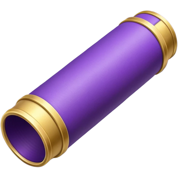 violet university diploma tube emoji
