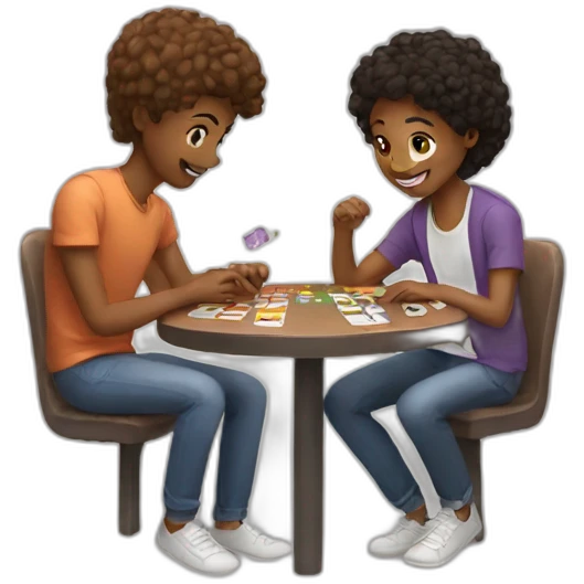 friends playing games emoji