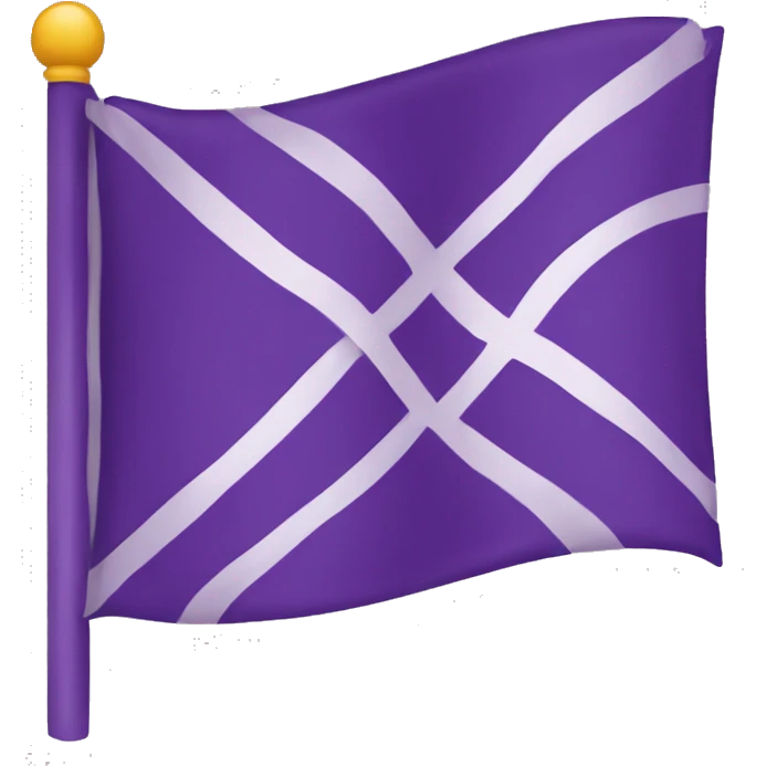 Purple flag emoji