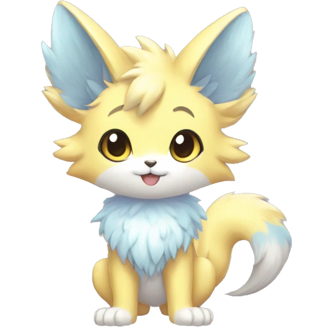 Anthro-Pastel-Fur-Sona-Chibi-Shiny-Fakémon full body emoji