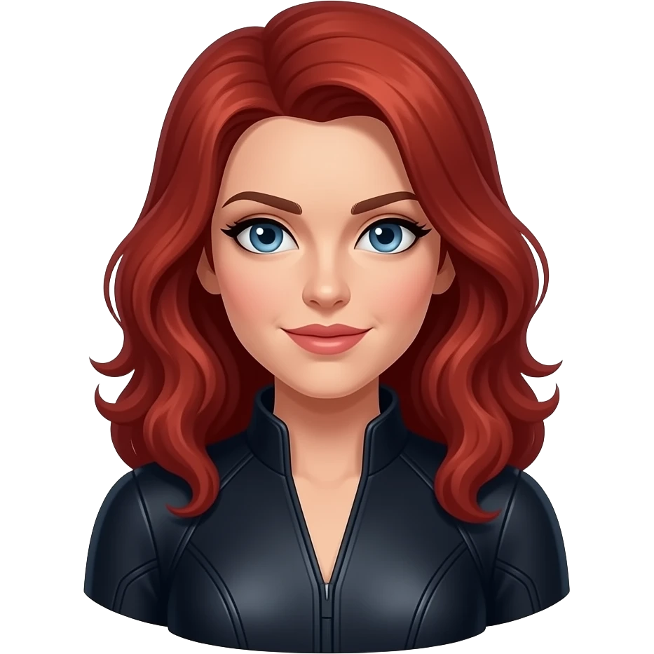 Black widow marvel emoji