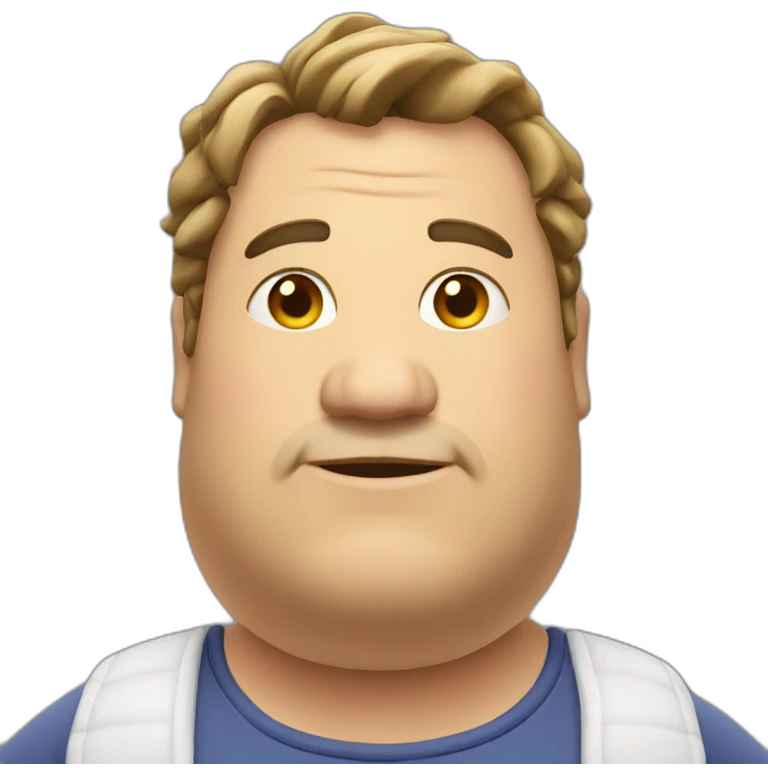 Fat man emoji