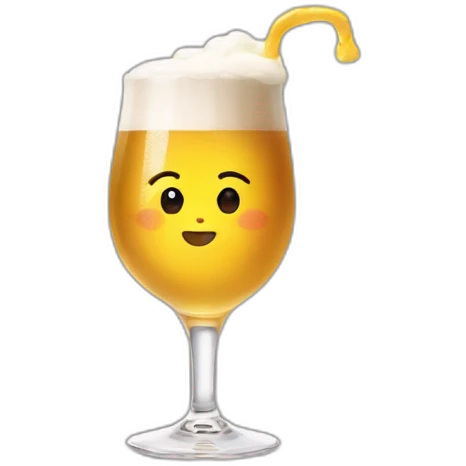 Christelle puech drink beer emoji