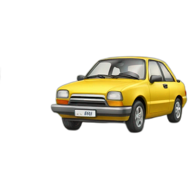 Voiture poussin emoji