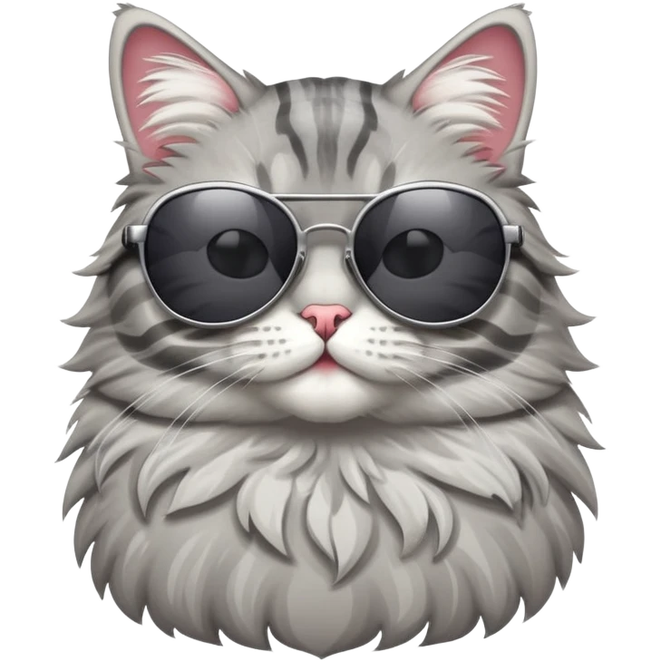 Cat wearing sunglasses emoji