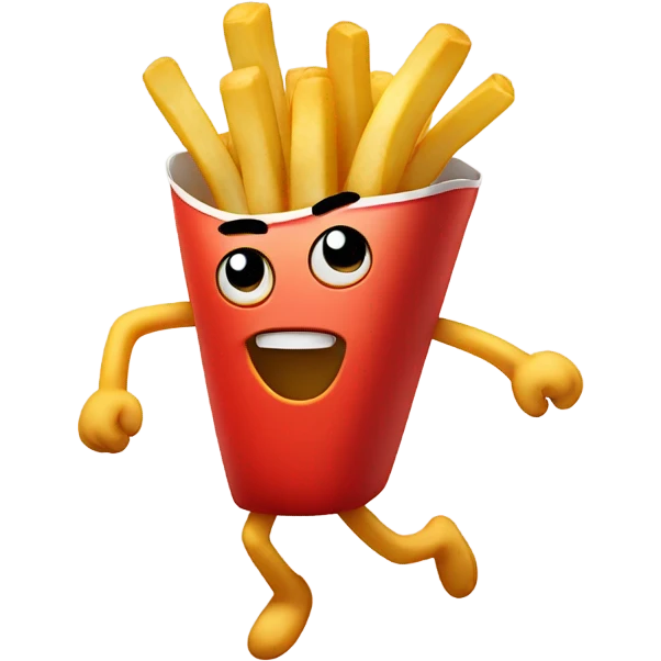 Dancing French fries emoji