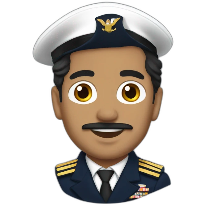 NAVY captain javier medina emoji