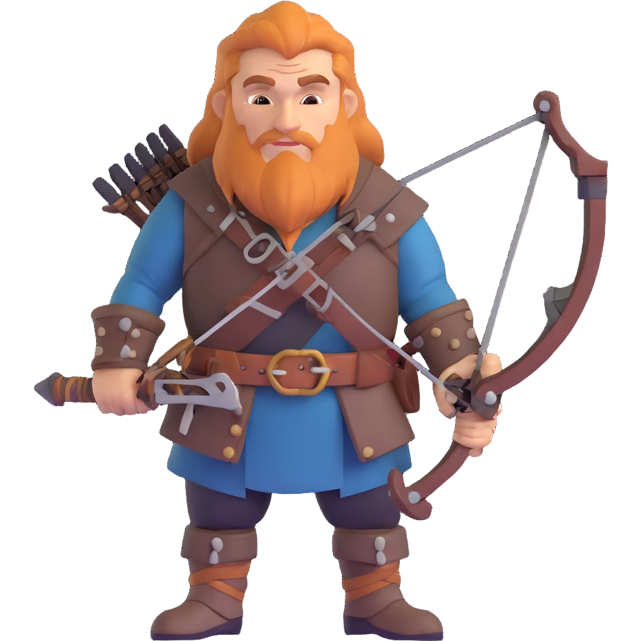 Varric Tethras dwarf rogue with Bianca crossbow emoji