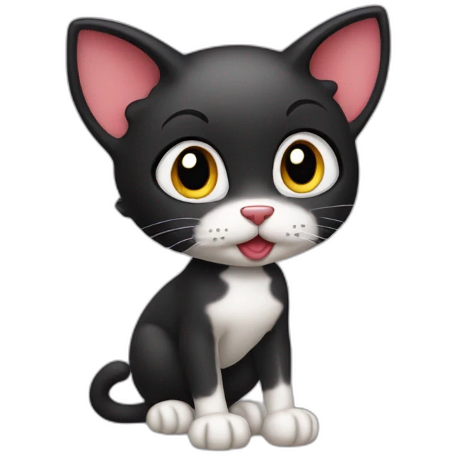 Cat Betty boop emoji