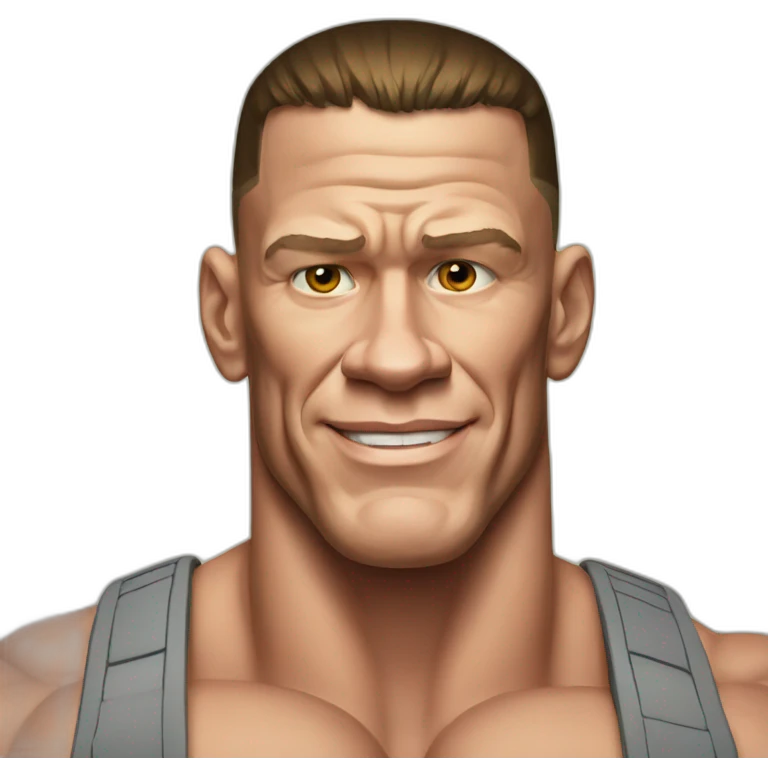 John Cena portrait emoji
