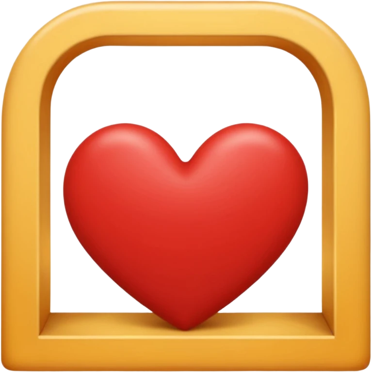Cœur pas remplie à l’intérieur  emoji