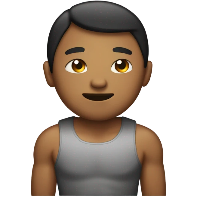 person with abs emoji