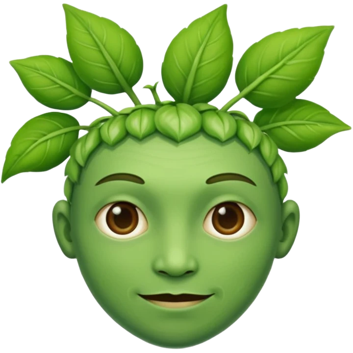 crops with face emoji